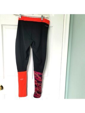 Reebok Playdry Women's Active Graphic Print Pants Tights Leggings Size L